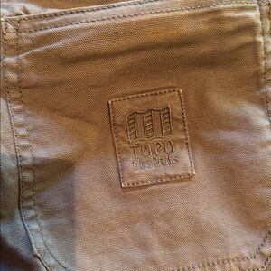 Topo Designs Organic cotton Dirt Classic pants